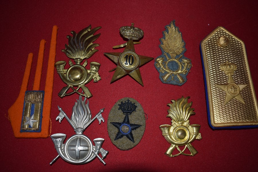 COLLECTION OF WW2 ITALIAN ARMY BADGES-SOLD